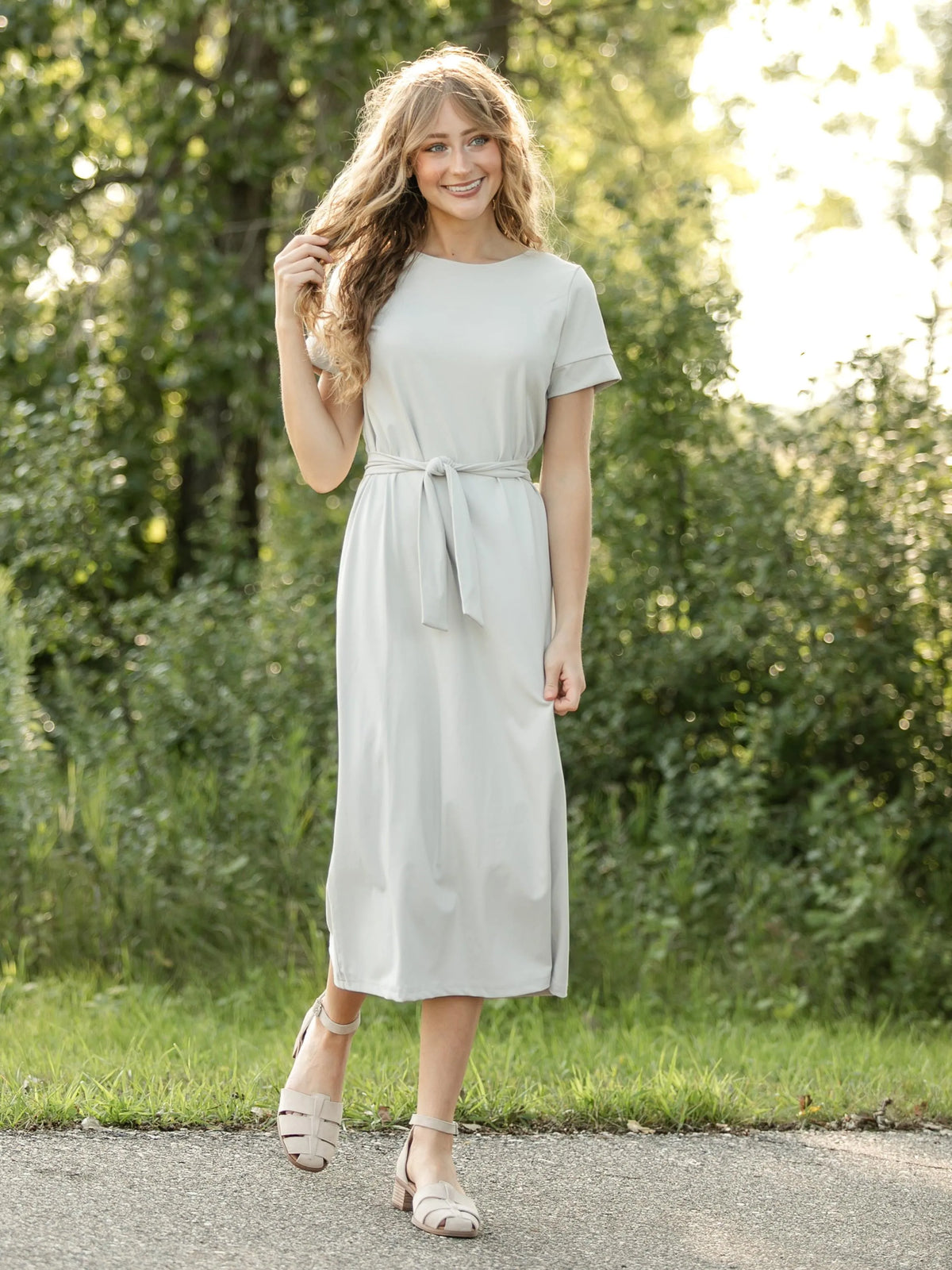 Simply Me Classic Midi Dress-Women's Dresses-Shop Z & Joxa