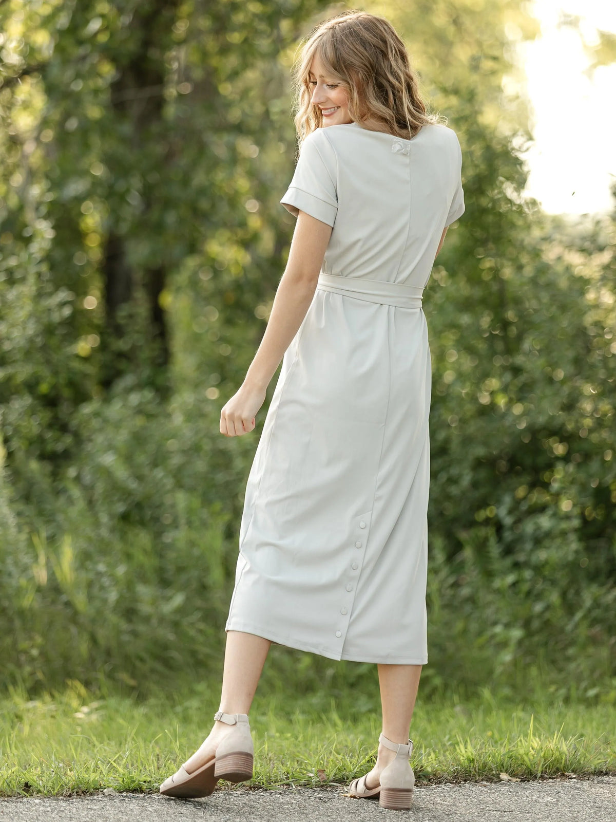 Simply Me Classic Midi Dress-Women's Dresses-Shop Z & Joxa