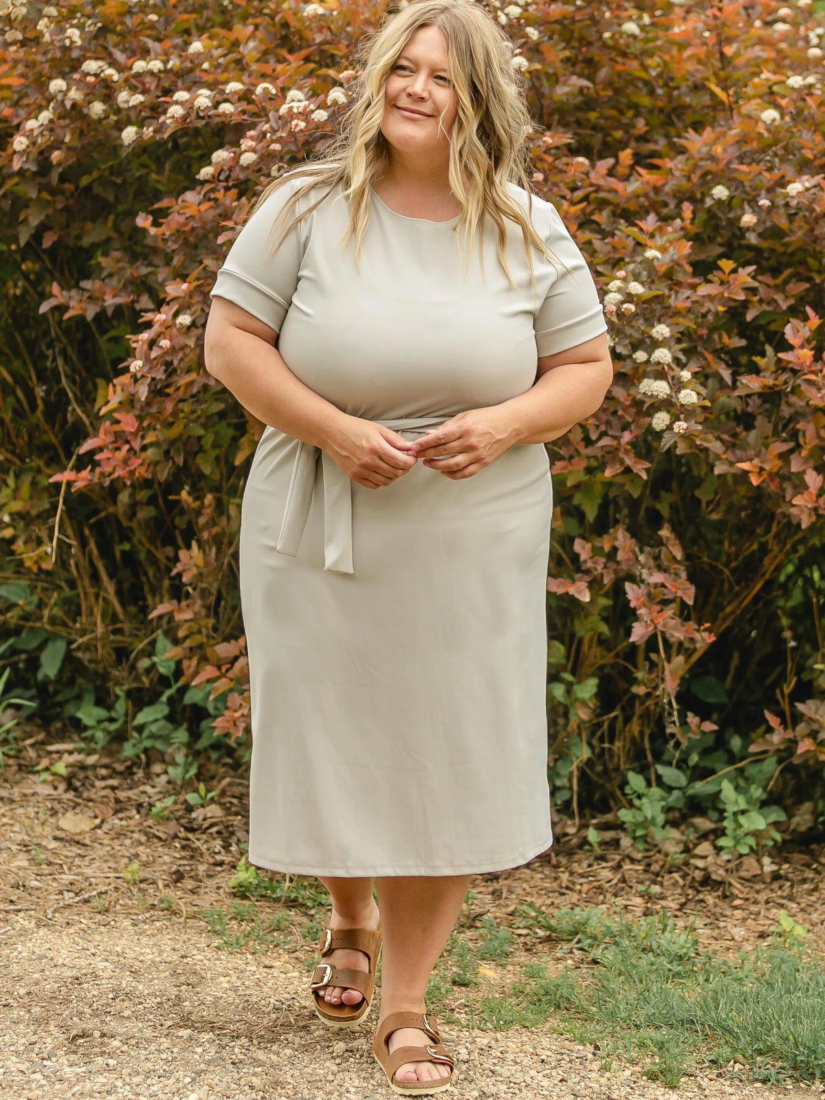 Simply Me Classic Midi Dress-Women's Dresses-Shop Z & Joxa