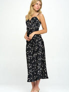 Slip Into Summer Satin Floral Maxi Dress-Women's Clothing-Shop Z & Joxa
