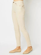 Smooth Moves Garment Dyed Tummy Control Skinny Jeans by Judy Blue-Women's Jeans-Shop Z & Joxa