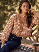 So Me Cozy Cascade Soft Chenille Yarn Button Up Sweater Cardigan-Women's Shirts & Tops-Shop Z & Joxa