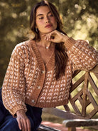 So Me Cozy Cascade Soft Chenille Yarn Button Up Sweater Cardigan-Women's Shirts & Tops-Shop Z & Joxa