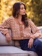 So Me Cozy Cascade Soft Chenille Yarn Button Up Sweater Cardigan-Women's Shirts & Tops-Shop Z & Joxa
