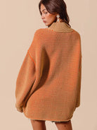 So Me Relaxed Radiance Oversized Textured V Neck Sweater-Women's Shirts & Tops-Shop Z & Joxa