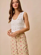 So Me Sweet Scallop Pink Floral Washed Denim Mini Skirt-Women's Skirts & Skorts-Shop Z & Joxa