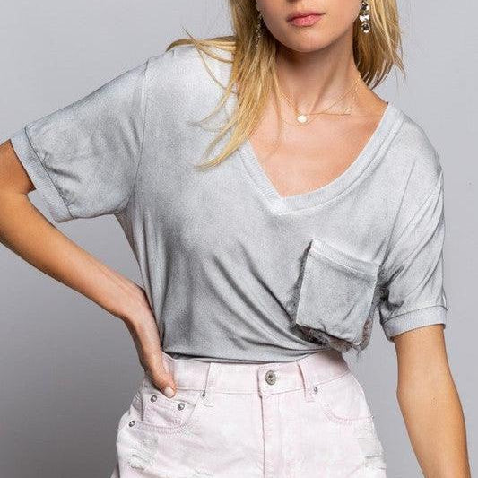 Soft and Chic Short Sleeve Knit Top-Women's Clothing-Shop Z & Joxa