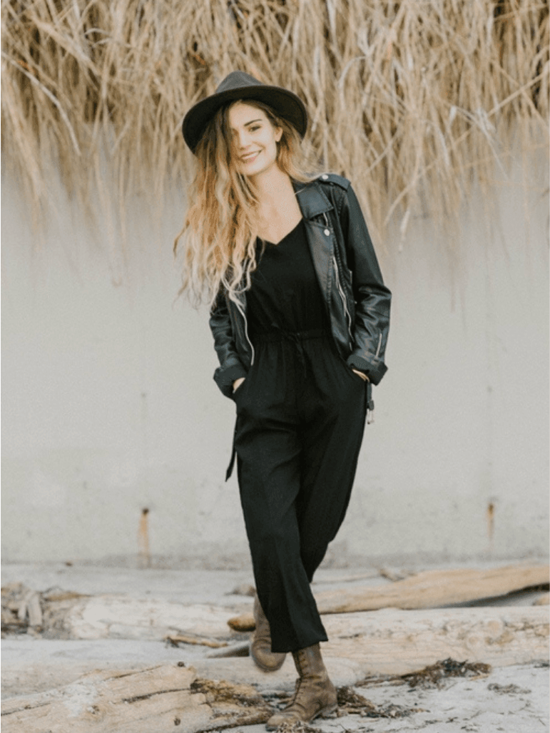 Solid Black Tank Jumper | Ethical Fashion-Women's Clothing-Shop Z & Joxa