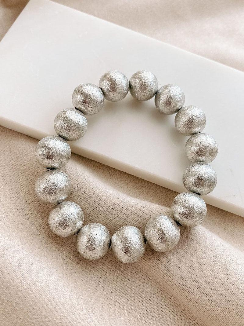 Sparkle Ball Large Bead Stretch Bracelet-Women's Accessories-Shop Z & Joxa