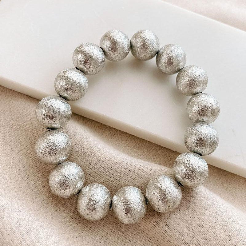 Sparkle Ball Large Bead Stretch Bracelet-Women's Accessories-Shop Z & Joxa
