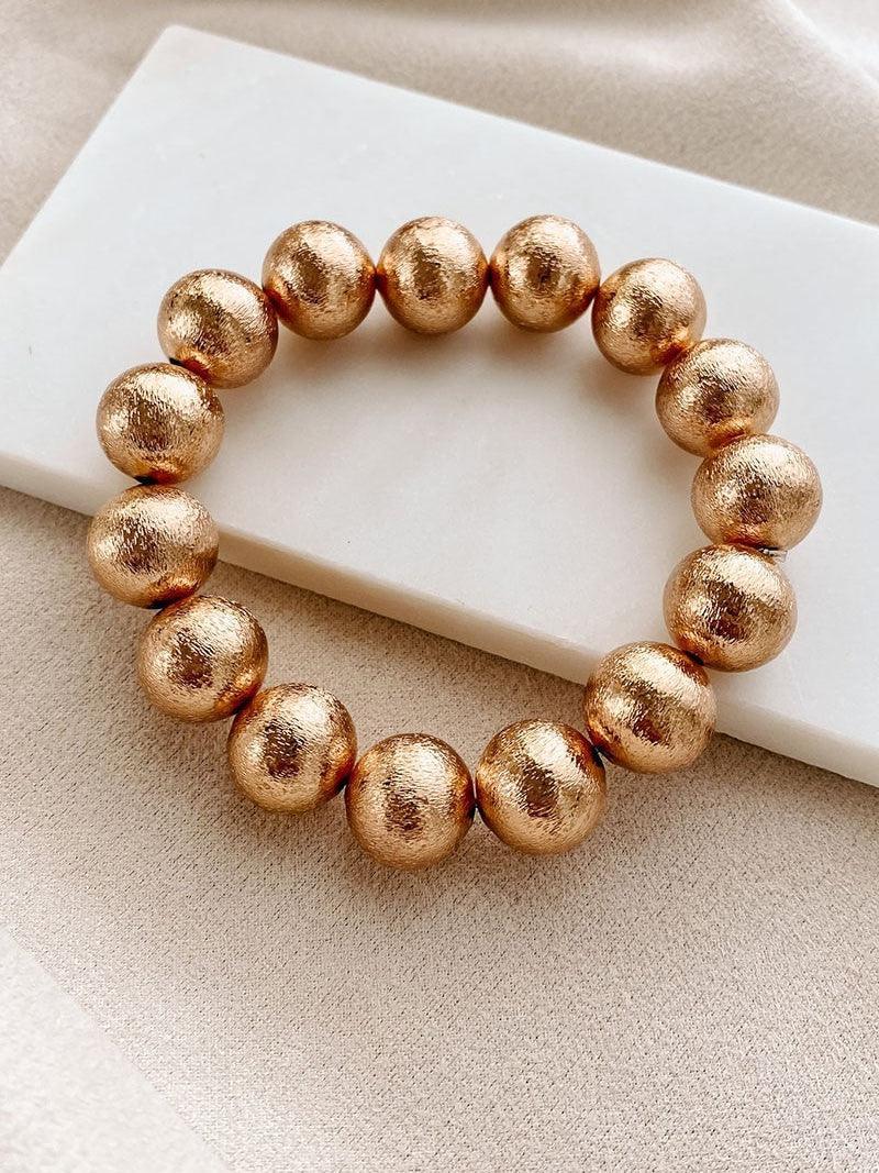 Sparkle Ball Large Bead Stretch Bracelet-Women's Accessories-Shop Z & Joxa