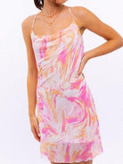 Splash of Color Cami Mini Dress-Women's Clothing-Shop Z & Joxa