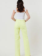Splash of Lime Distressed Jeans | Organic Cotton-Women's Clothing-Shop Z & Joxa