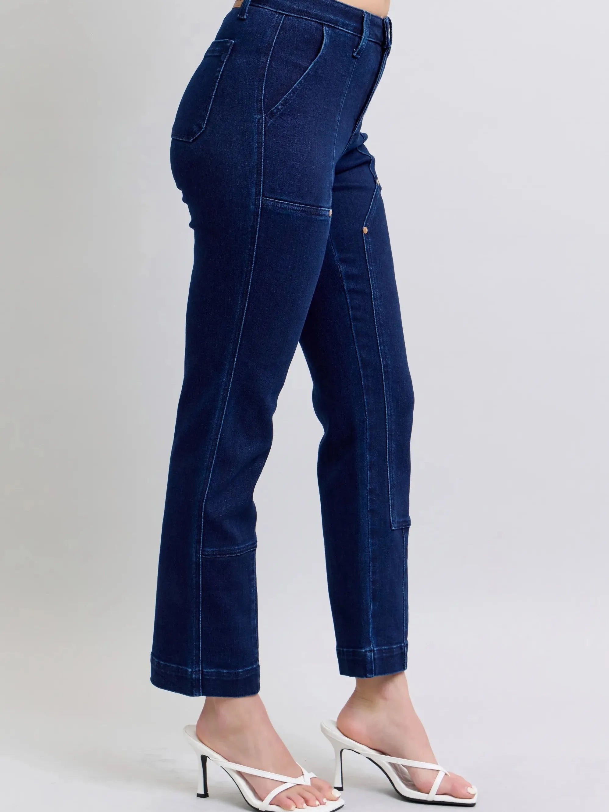 Star Struck: Judy Blue High-Waist Workwear Jeans-Women's Jeans-Shop Z & Joxa
