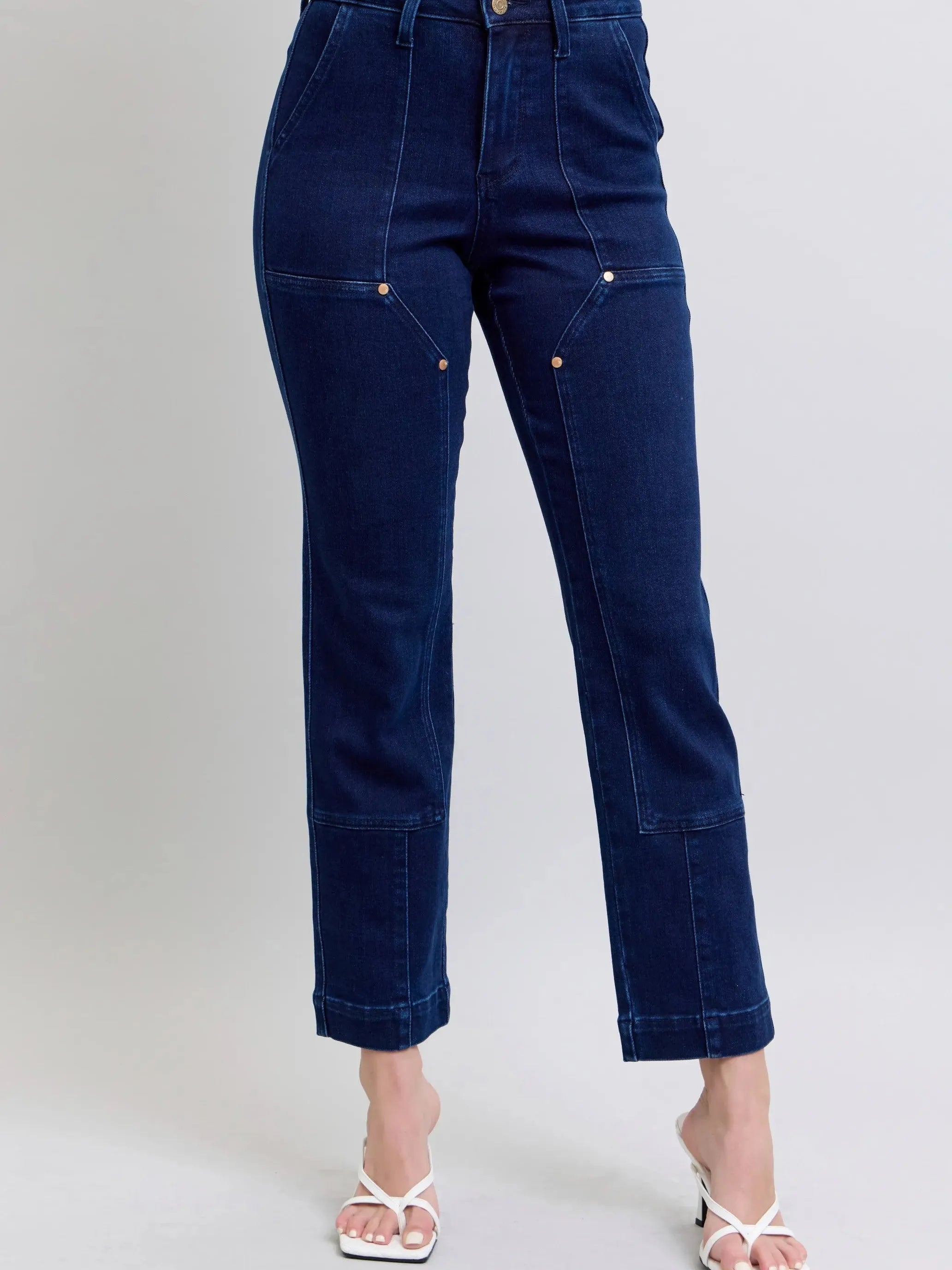 Star Struck: Judy Blue High-Waist Workwear Jeans-Women's Jeans-Shop Z & Joxa