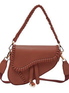 Street Style Saddle Crossbody Hand Bag-Women's Accessories-Shop Z & Joxa