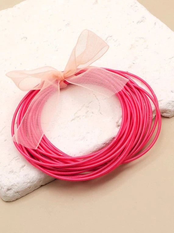 Stretchy Guitar String Bracelet Set-Women's Accessories-Shop Z & Joxa