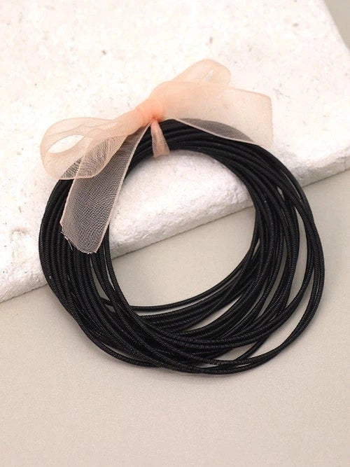 Stretchy Guitar String Bracelet Set-Women's Accessories-Shop Z & Joxa