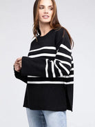 Stripes Done Right Oversized Ribbed Hem Striped Sweater-Women's Clothing-Shop Z & Joxa