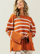 Stripes Done Right Oversized Ribbed Hem Striped Sweater-Women's Clothing-Shop Z & Joxa