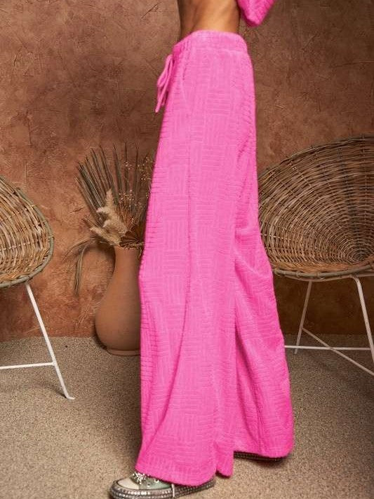 Sumptuous Velvet Sleeveless High Neck Top and Wide Leg Pants Set-Women's Clothing-Shop Z & Joxa