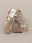 Sweet Gladiator Platform Sandal with Rounded Toe-Women's Clothing-Shop Z & Joxa