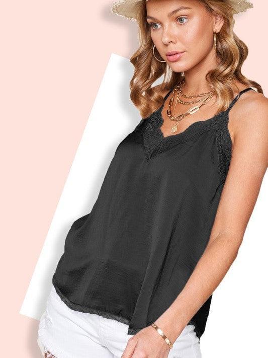 Take Your Pick Silky Camisole-Women's Clothing-Shop Z & Joxa