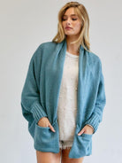 Take it Easy Slouch Dolman Long-Sleeve Cardigan-Women's Clothing-Shop Z & Joxa
