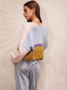 Tap Into Your Magic Colorblock Knit Cropped Cardigan-Women's Shirts & Tops-Shop Z & Joxa