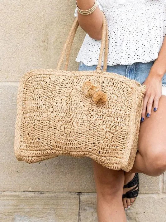 Tote-ally Ready – The Straw Traveler Bag-Women's Accessories-Shop Z & Joxa