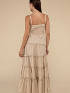 Touch of Whimsical Smocked + Tiered Cami Maxi Dress-Women's Dresses-Shop Z & Joxa