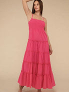 Touch of Whimsical Smocked + Tiered Cami Maxi Dress-Women's Dresses-Shop Z & Joxa