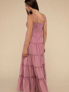 Touch of Whimsical Smocked + Tiered Cami Maxi Dress-Women's Dresses-Shop Z & Joxa