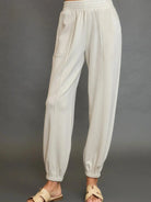 Umgee Daydream Drift Drawstring Jogger Pants-Women's Pants-Shop Z & Joxa