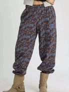 Umgee Scenic Stroll Apres All Day Casual Sweatpants in Brown-Women's Pants-Shop Z & Joxa