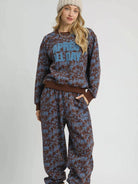 Umgee Scenic Stroll Apres All Day Casual Sweatpants in Brown-Women's Pants-Shop Z & Joxa