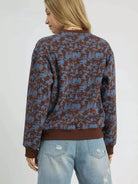 Umgee Scenic Stroll Apres All Day Casual Sweatshirt in Brown-Women's Shirts & Tops-Shop Z & Joxa