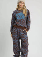 Umgee Scenic Stroll Apres All Day Casual Sweatshirt in Brown-Women's Shirts & Tops-Shop Z & Joxa