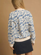 Umgee Scenic Stroll Apres All Day Casual Sweatshirt in Ecru-Women's Shirts & Tops-Shop Z & Joxa