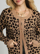 Umgee Wild Whisper Button Down Leopard Print Cardigan-Women's Shirts & Tops-Shop Z & Joxa