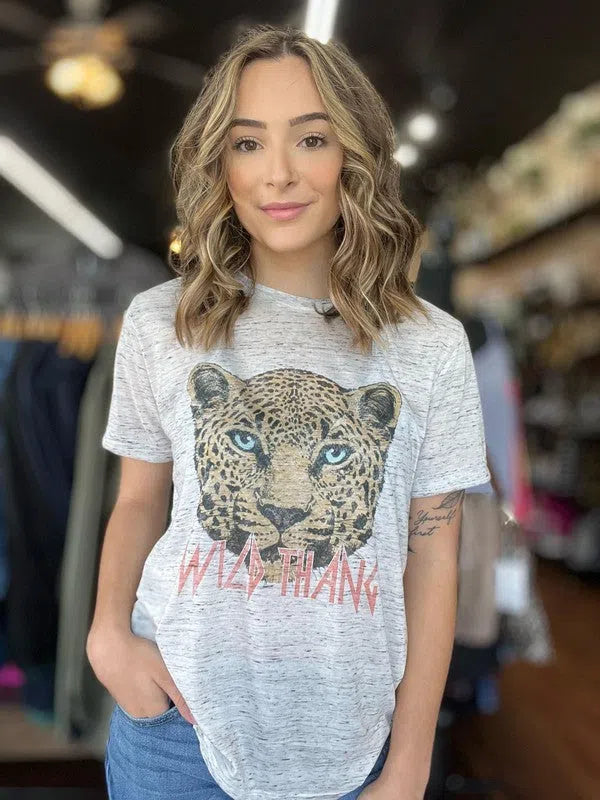 Unleash Your Wild Side Wild Thang Graphic Tee-Women's Clothing-Shop Z & Joxa