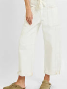 Urban Ease High-Waisted Drawstring Jeans by Risen-Women's Jeans-Shop Z & Joxa