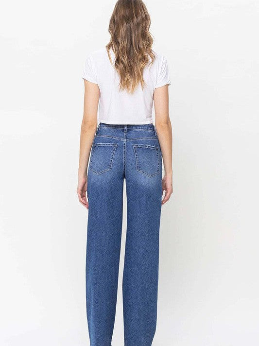 VERVET By Flying Monkey 90's Revival High Rise Loose Fit Jeans-Women's Clothing-Shop Z & Joxa