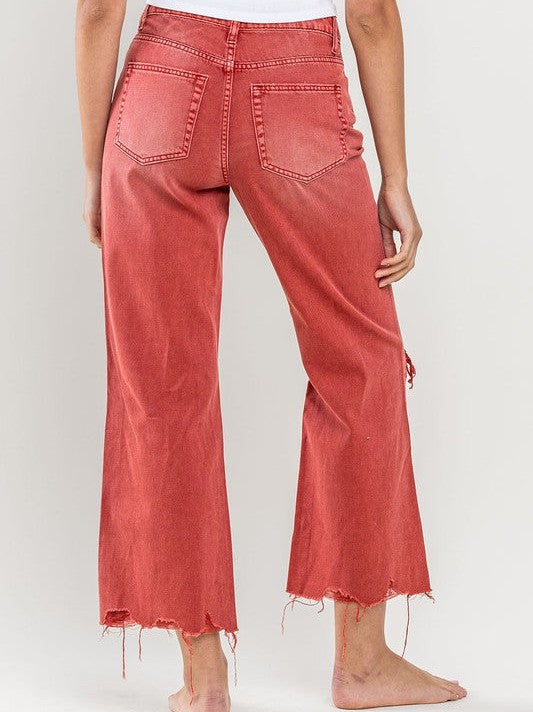 VERVET By Flying Monkey 90s Vintage Crop Flare Jeans | Bossa Nova-Women's Clothing-Shop Z & Joxa
