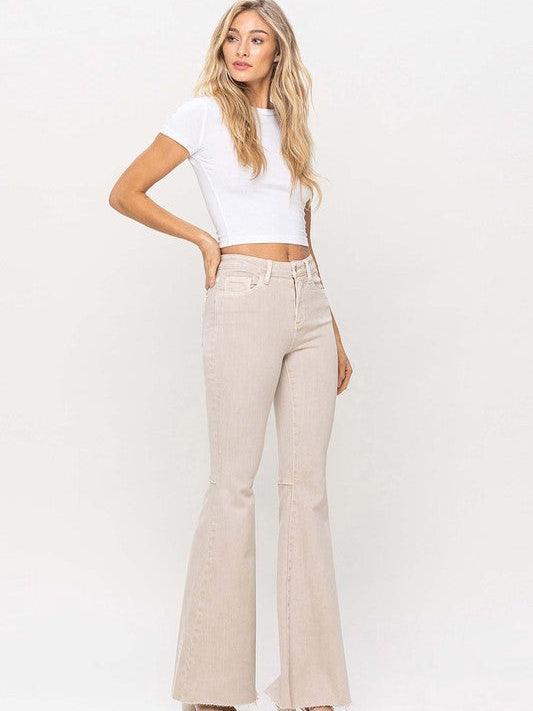 VERVET By Flying Monkey High Rise Super Flare Jeans | Fool Proof-Women's Clothing-Shop Z & Joxa