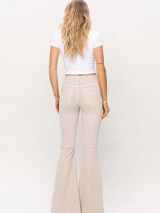 VERVET By Flying Monkey High Rise Super Flare Jeans | Fool Proof-Women's Clothing-Shop Z & Joxa