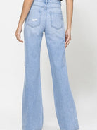 VERVET By Flying Monkey Sunny Plains Vintage High Rise Flare Jeans-Women's Clothing-Shop Z & Joxa