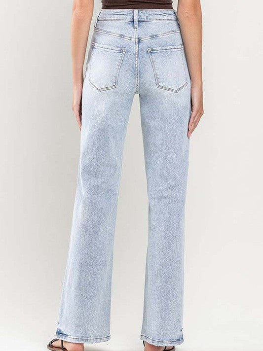 VERVET by Flying Monkey Tenderness Vintage Super High-Rise Flare Jeans-Women's Clothing-Shop Z & Joxa