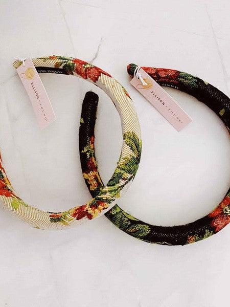 Vintage Beauty Floral Garden Headband-Women's Accessories-Shop Z & Joxa