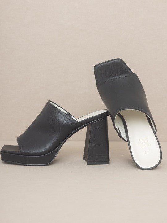 Walk the Walk Slip On Platform Heels-Women's Shoes-Shop Z & Joxa